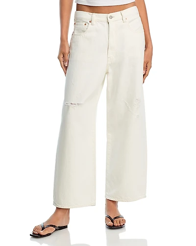 Denimist Georgia High Rise Cropped Wide Leg Jeans