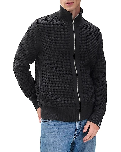 rag & bone Andre Zip Front Sweater