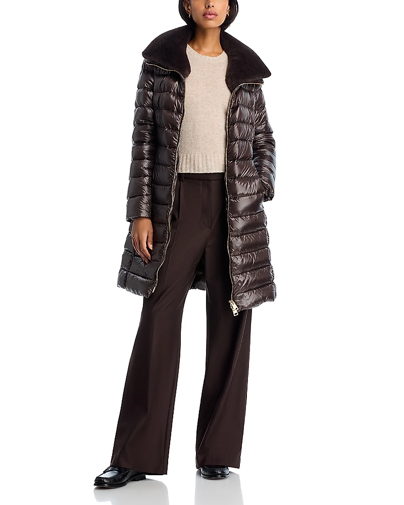 Herno Ultralight Fitted A Line Coat