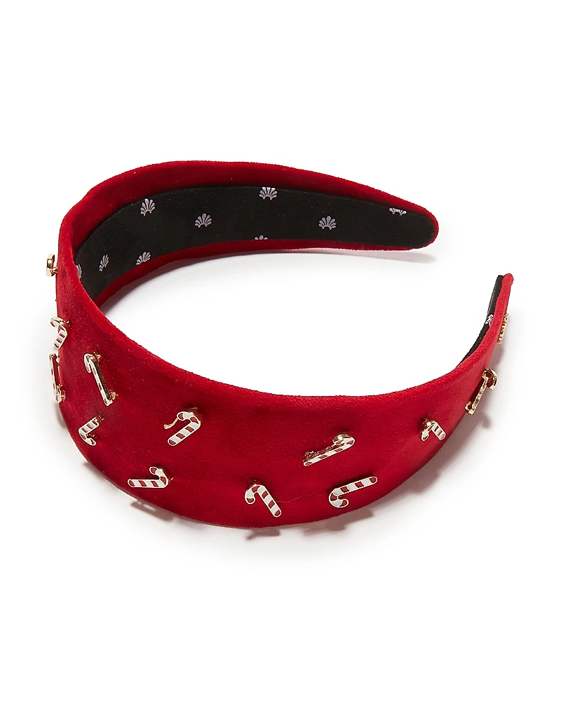 Lele Sadoughi Brigette Candy Cane Headband