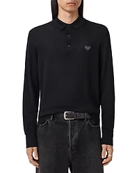 Allsaints Lover Merino Ls Polo