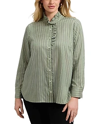 Foxcroft Plus Sadie Shirt