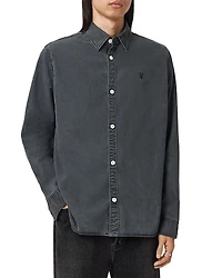 Allsaints Bodhi Relaxed Fit Button Front Shirt