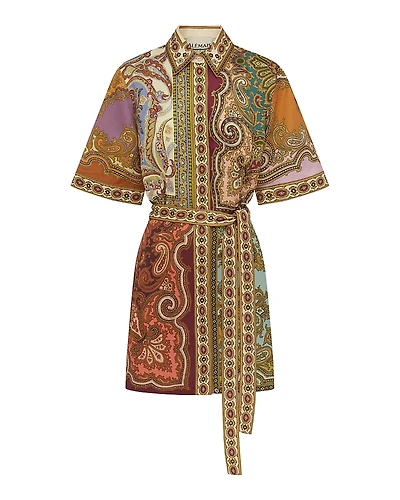 Alemais Spliced Mini Dress