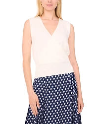 1.state Faux Wrap Top