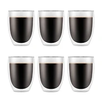 Pavina Double Wall Glasses, Set of 6