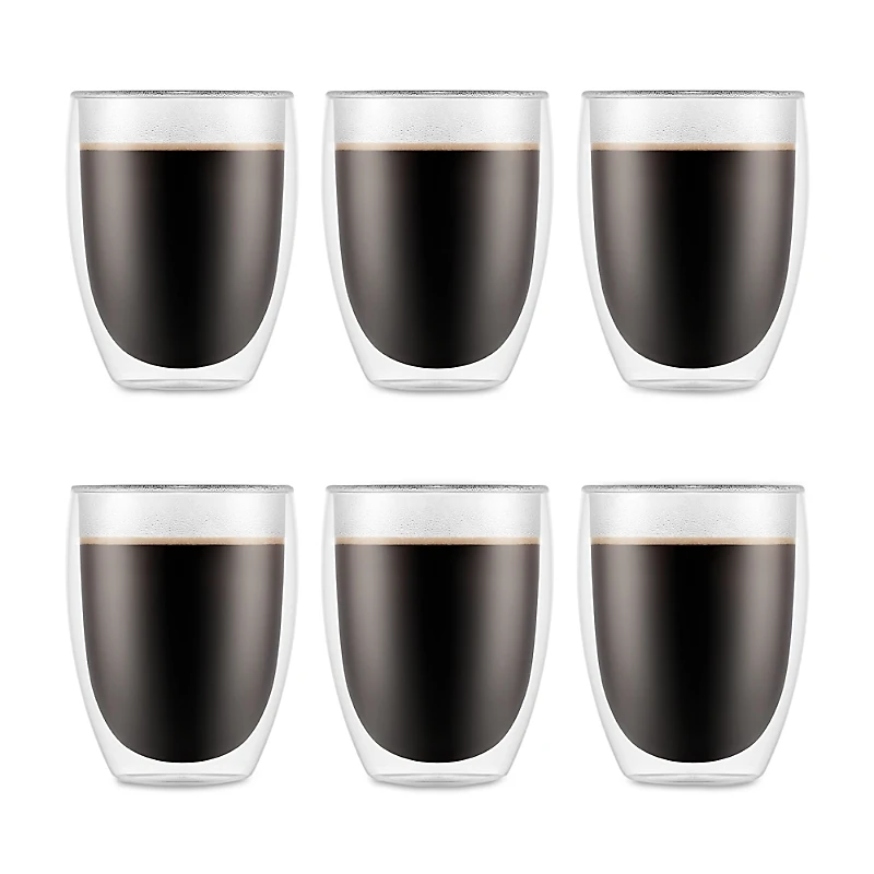 Bodum Pavina Double Wall Glasses, Set of 6