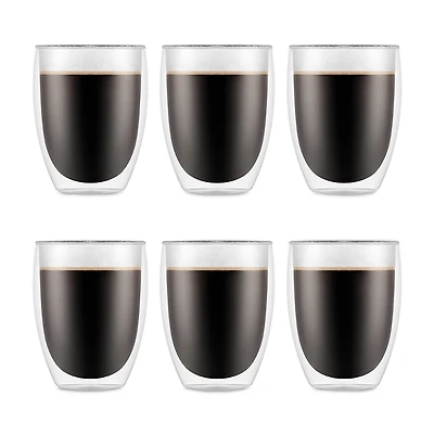 Bodum Pavina Double Wall Glasses, Set of 6