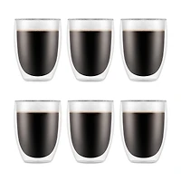 Bodum Pavina Double Wall Glasses, Set of 6