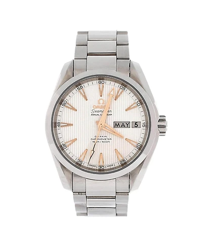 Pre-Owned Omega Seamaster Aqua Terra 150M Day-Date Co-Axial Chronometer Automatic Watch