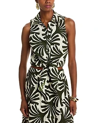 Cara Highland Cotton Tie Front Top