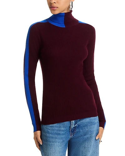 Essentiel Antwerp Iffort Bicolour Turtleneck Pullover Sweater