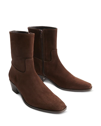 Whistles Women's Western Suede Ankle Boots