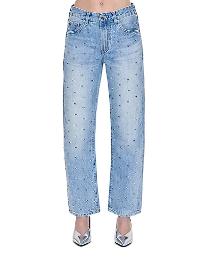 Pistola Lexi Mid Rise Straight Leg Jeans