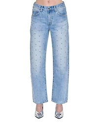 Pistola Lexi Mid Rise Straight Leg Jeans