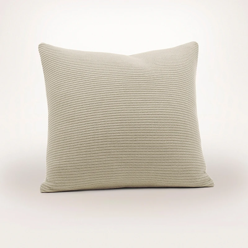 Boll & Branch Ribbed Knit Euro Sham
