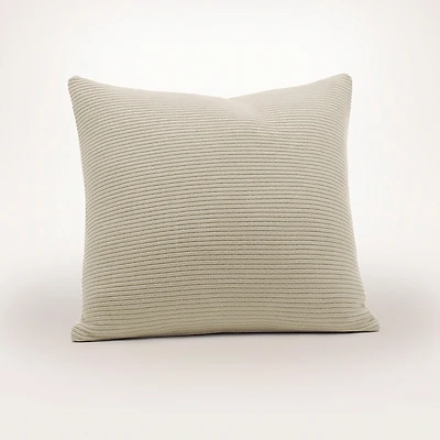 Boll & Branch Ribbed Knit Euro Sham