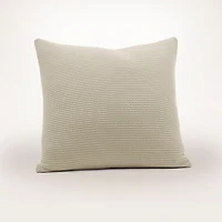 Boll & Branch Ribbed Knit Euro Sham