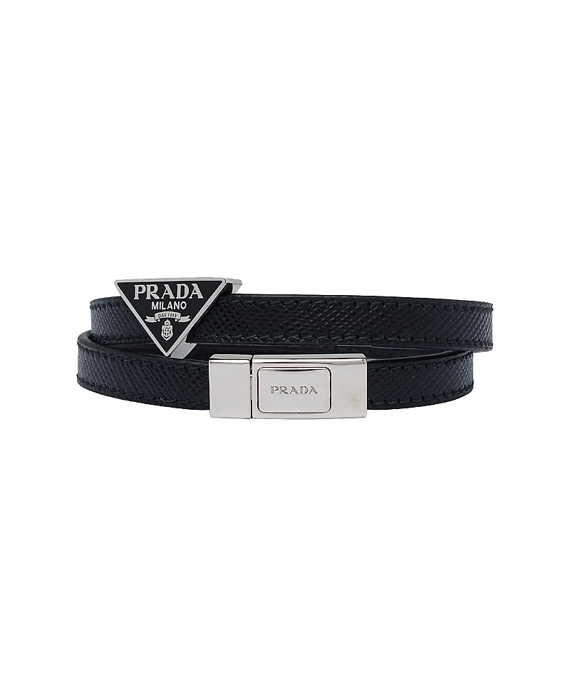 Prada Saffiano Leather Bracelet