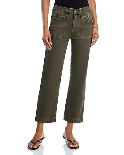 Paige Quincy Mid Rise Relaxed Ankle Jeans