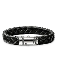 John Hardy Men's Sterling Silver & Braided Leather Bracelet