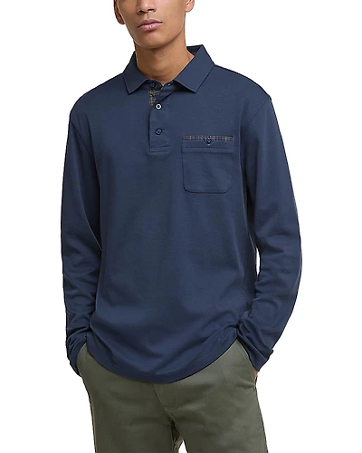 Barbour Long Sleeve Cornpatch Polo Shirt