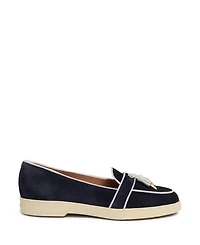 Women's Suede and Leather Tassel Loafer