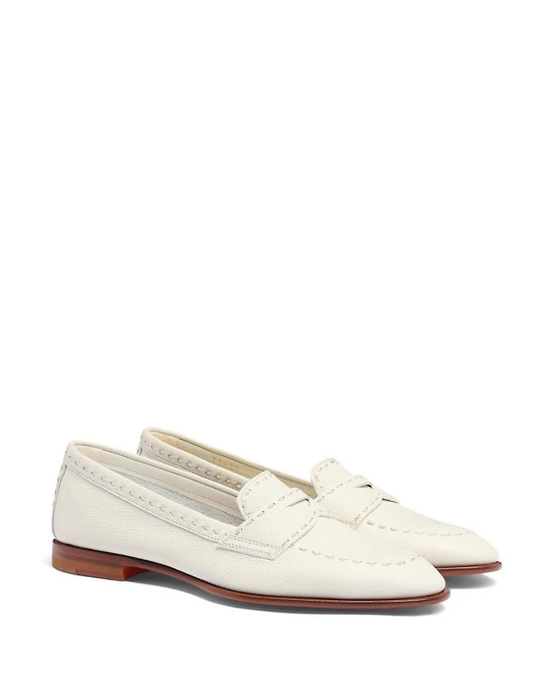 Women's Tumbled Leather Penny Loafer