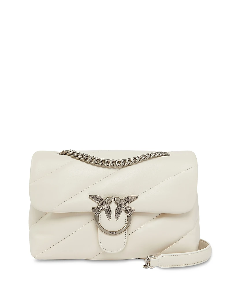 Pinko Love Puff Classic Leather Shoulder Bag