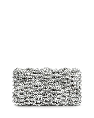 Simkhai Morgan Woven Beaded Clutch