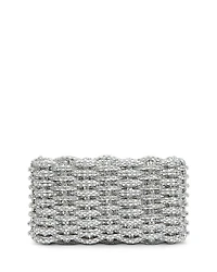 Simkhai Morgan Woven Beaded Clutch