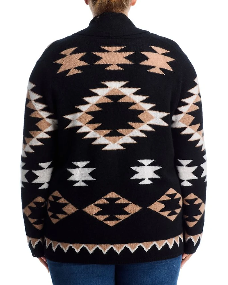 Aztec Cashmere Cardigan - Exclusive