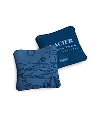 4x4 Glacier National Park Durasuede + Turbo Polyglide Pilot Versacraft Cornhole Bags