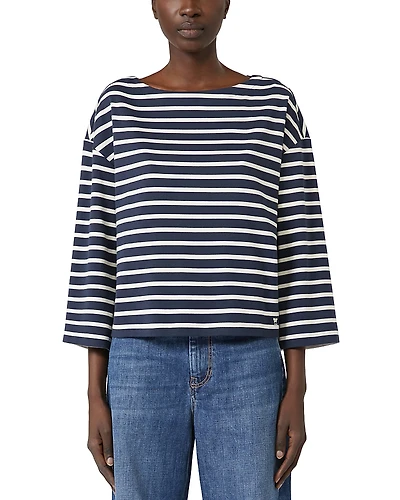 Weekend Max Mara Striped Boat Neck Top
