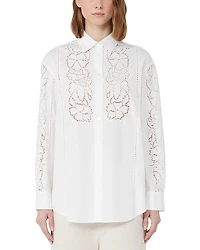 Weekend Max Mara Emi Broderie Anglaise Detail Shirt
