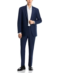 Hart Schaffner Marx New York Textured Solid Classic Fit Suit