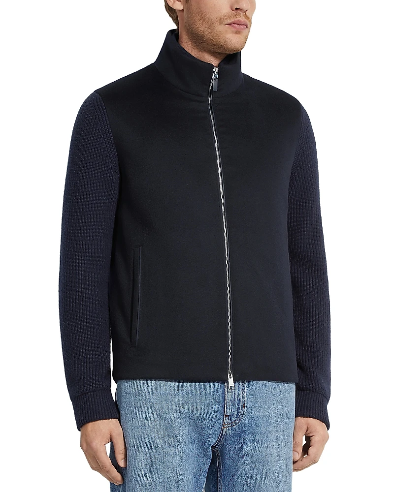 Zegna Oasi Cashmere Elements Bomber Jacket