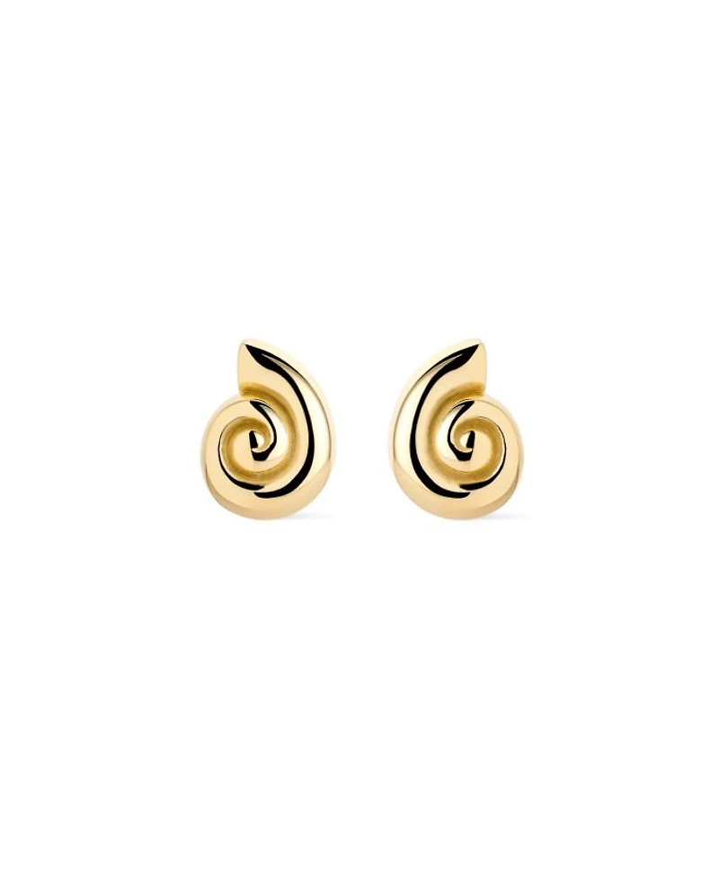 Gold Ariel Stud Earrings