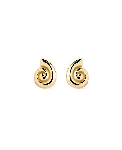 Gold Ariel Stud Earrings