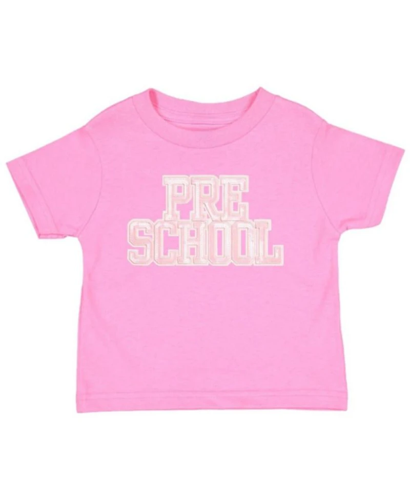 Girls' Preschool Sequin Patch Short Sleeve T-Shirt - Little Kid, Big Kid