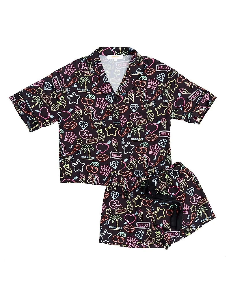 Sunshine Society Girls' Kids Silky Neon Set - Little Kid, Big Kid