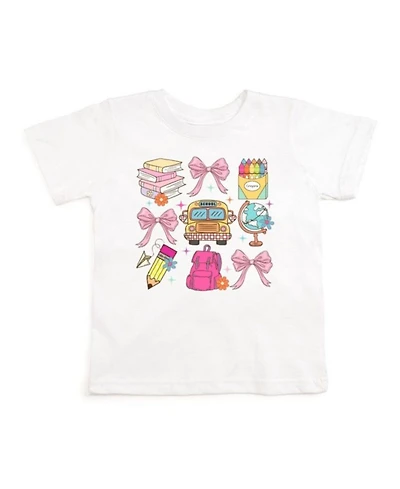 Girls' Coquette School Doodle Short Sleeve T-Shirt - Little Kid, Big Kid