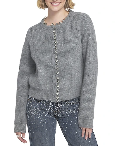 Elle Collection Beaded Cardigan