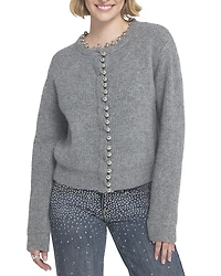 Elle Collection Beaded Cardigan