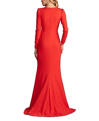 Bates Twist-Front Gown