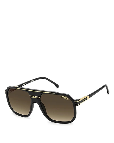 Carrera Rectangle Sunglasses, 60mm