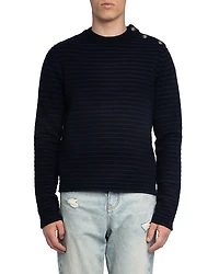 Zadig & Voltaire Spike Lc Stripes Wool Blend Sweater