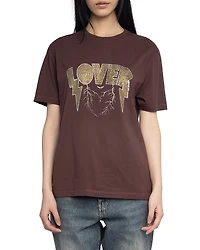 Zadig & Voltaire Edwin Hc Concert Lover Embellished Tee