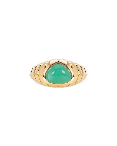 Marina B Timo Cabochon Chrysoprase Ring