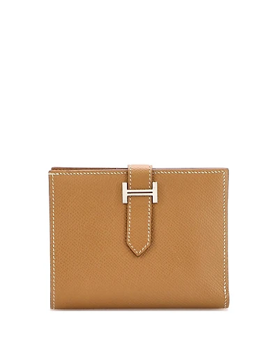 Pre-Owned HERMES Compact Bearn Wallet Epsom